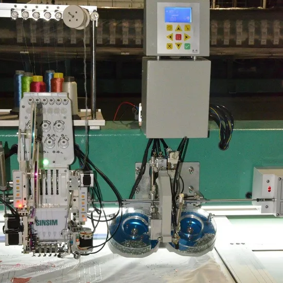 SK-lzl001 Mixed Rhinestone and Embroidery Machine