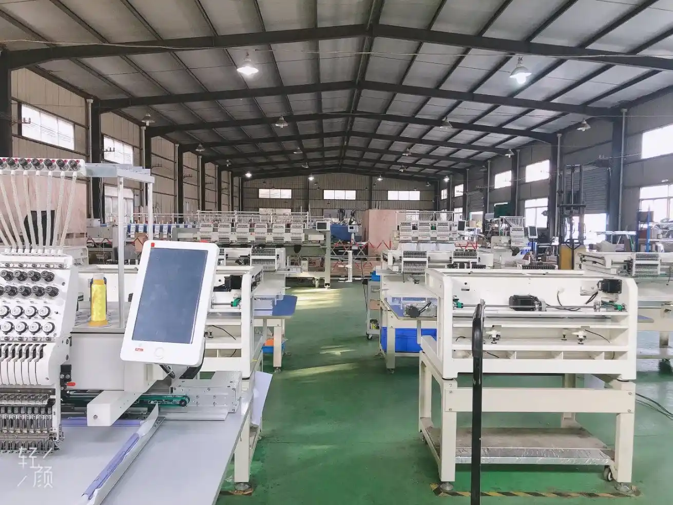 Large scale production of rhinestone machines